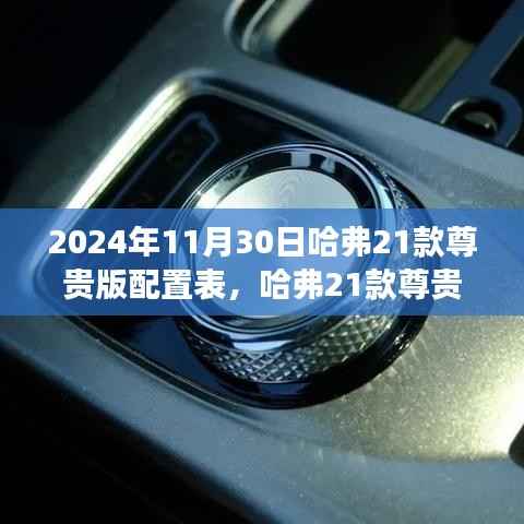 哈弗21款尊贵版配置表揭秘,驾驭变化,学习成就未来之车的钥匙