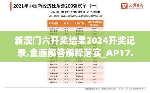 新澳门六开奖结果2024开奖记录,全面解答解释落实_AP17.802-1