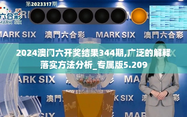 2024澳门六开奖结果344期,广泛的解释落实方法分析_专属版5.209