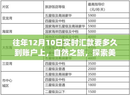 实时汇款与心灵之旅，探索美景与汇款到账的奇妙旅程