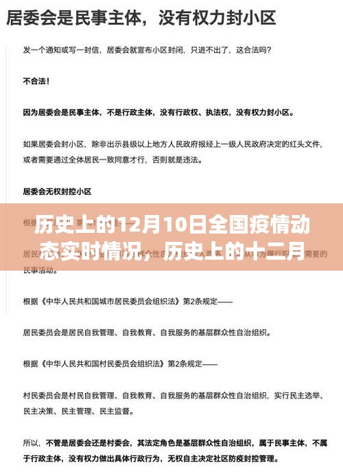 历史上的十二月十日，全国疫情动态下的自然疗愈之旅与内心宁静的探寻