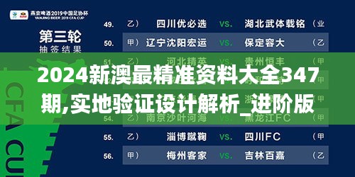 2024新澳最精准资料大全347期,实地验证设计解析_进阶版10.807