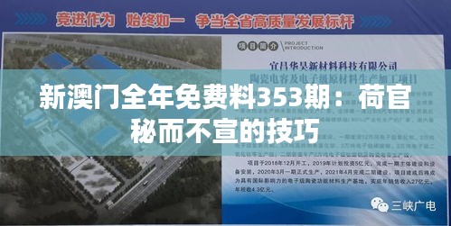 新澳门全年免费料353期：荷官秘而不宣的技巧