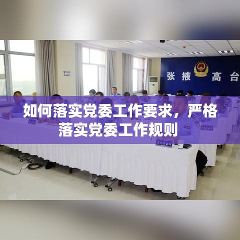 如何落实党委工作要求，严格落实党委工作规则 